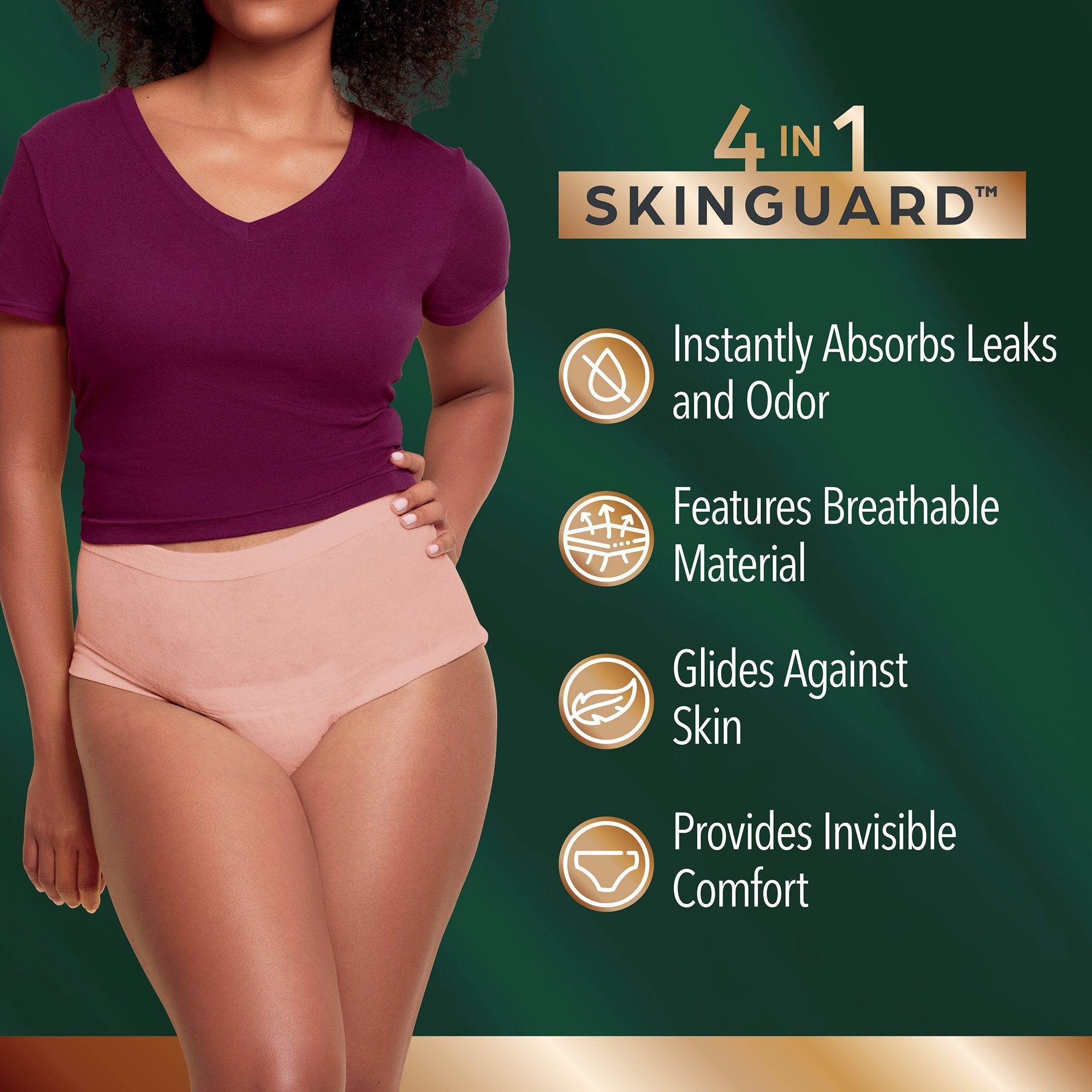 Depend® Silhouette® Maximum Absorbency Underwear, Medium 55418