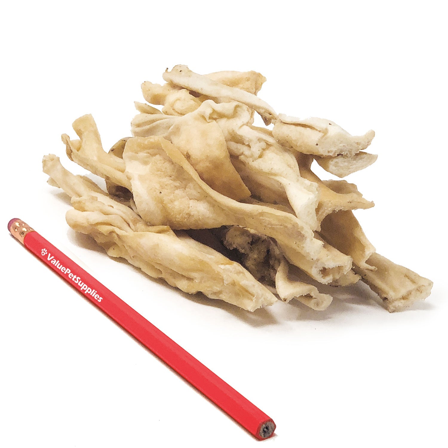 ValueBull Lamb Cheek Slices Dog Chews, Premium 5-6 Inch, 10 Count