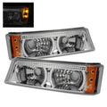 SPYDER Xtune Chevy Silverado 03-06 Amber Bumper Lights Chrome CBL-CS04-C-AM 5014689