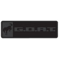 Ford Racing Bronco/Bronco Sport G.O.A.T. Badge - Black/Black M-1447-GOATBLK