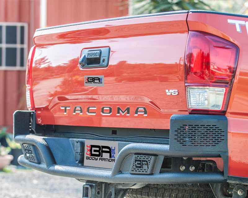 Body Armor 4x4 2016+ Toyota Tacoma Desert Series Rear Bumper TC-2962