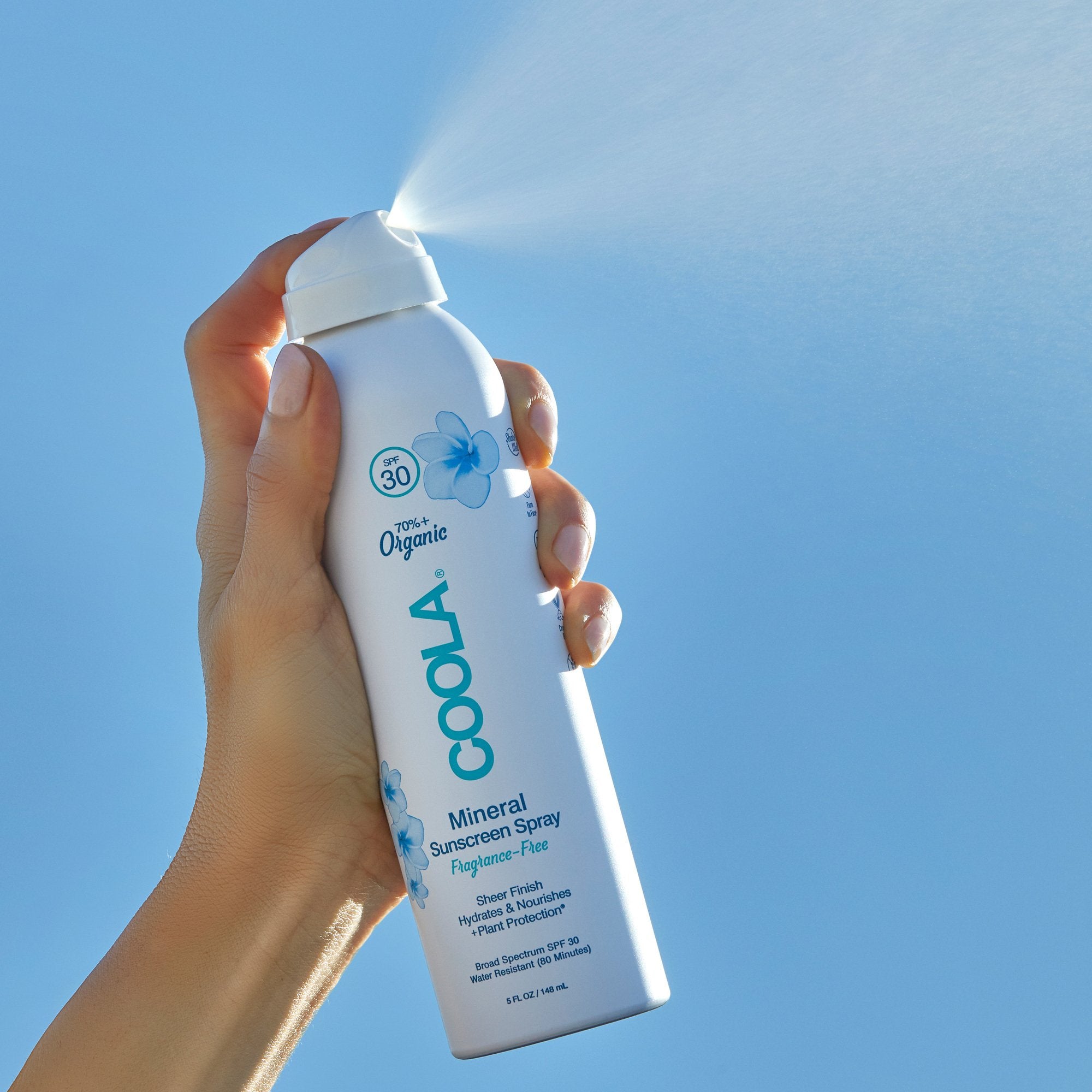 Sunscreen COOLA® Mineral Body SPF 30 Liquid 5 oz. Aerosol Can CL10293