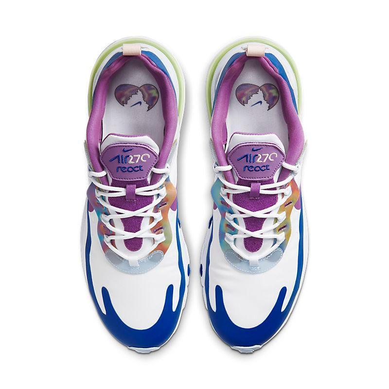 Nike Air Max 270 React 'White Berry Royal'
