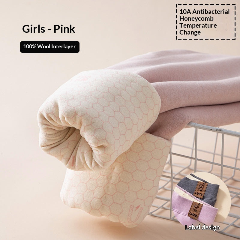 Winter Thickened Warm Keeping Pants For Children