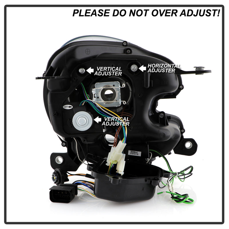 SPYDER Mini Countryman 11-16 V2 Xenon/HID Only Proj Headlights - Black PRO-YD-MCO11HID-BK 5088291
