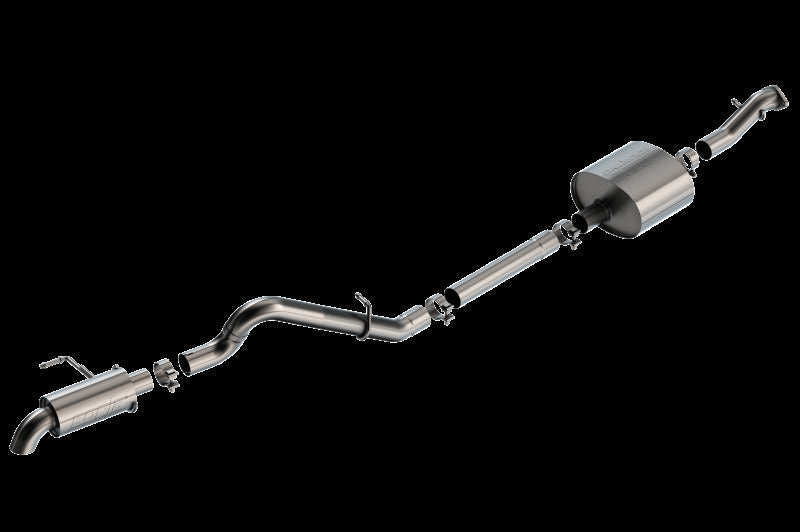 Borla 21-22 Ford Bronco 2.7L 2DR/4DR T-304 Stainless Steel Cat-Back Touring Exhaust - Brushed 140901