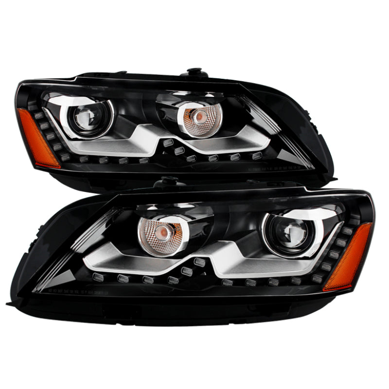 SPYDER Xtune Volkswagen Passat 12-14 OE Projector Headlights Not Compatible w/ Hid Black PRO-JH-VP12-NA-BK 9933448