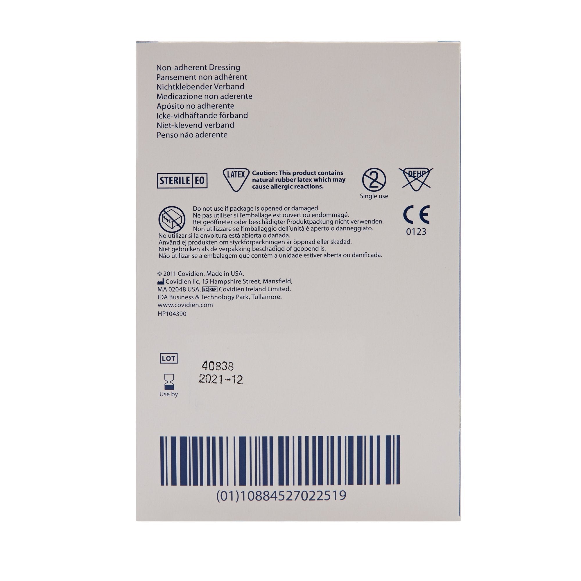 Telfa™ Ouchless Nonadherent Dressing, 2 x 3 Inch 1961
