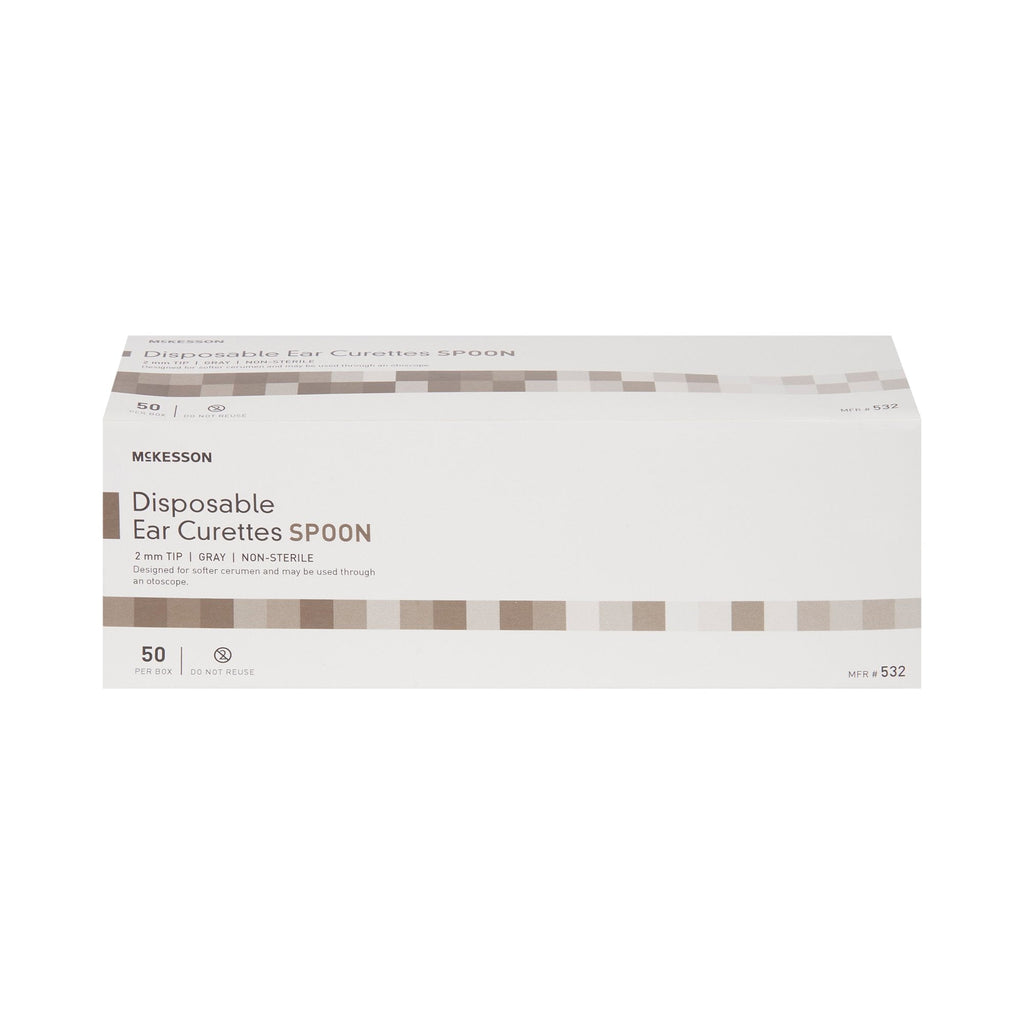 McKesson Ear Curette, 2 mm, Cup Tip 532