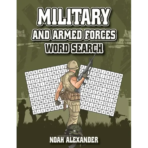 Military and Armed Forces Word Search: 8.5x11 Large Print - Paperback