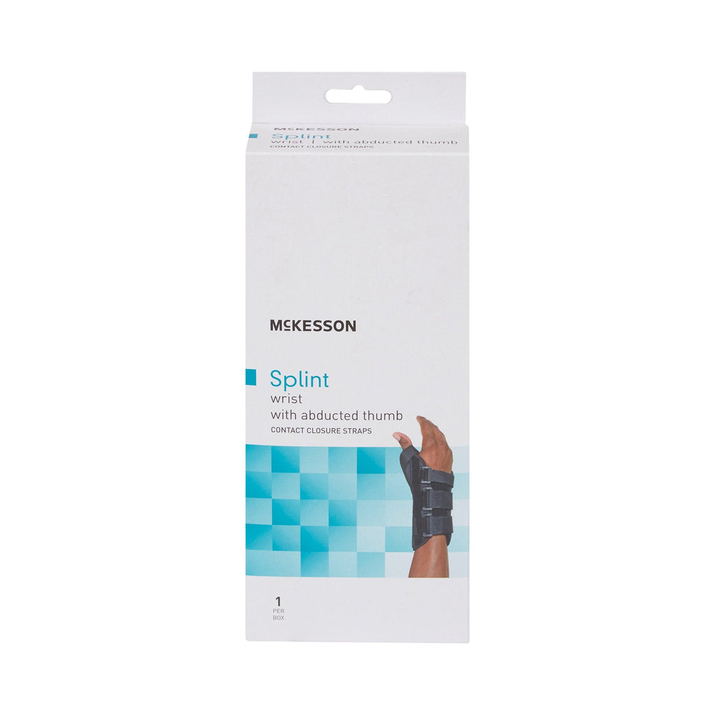 McKesson Left Wrist Splint with Abducted Thumb, Large 155-81-87317