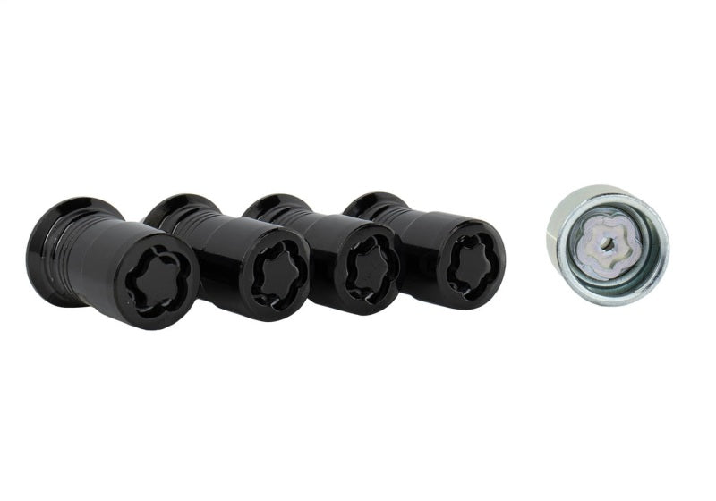 Ford Racing M14 x 1.5 Black Security Lug Nut Kit - Set of 4 M-1A043-A