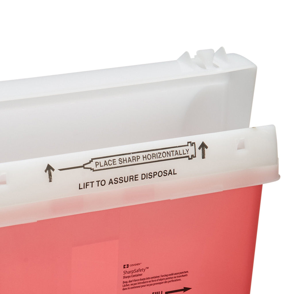 SharpStar™ In-Room™ Sharps Container, 1.25 Gallon, 12.5 x 5.5 x 10.75 Inch 8507SA