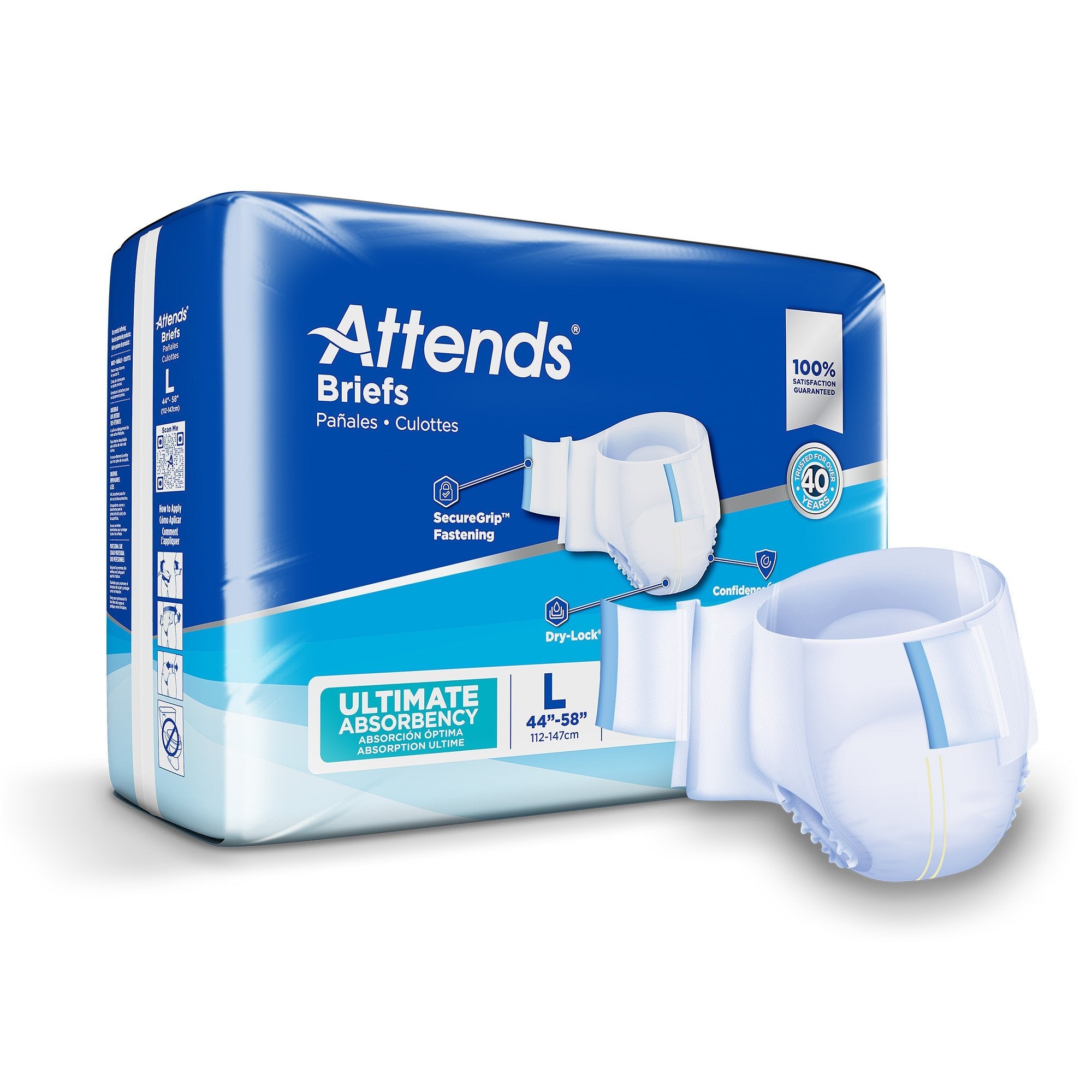 Attends® Advanced Briefs, Large DDC30