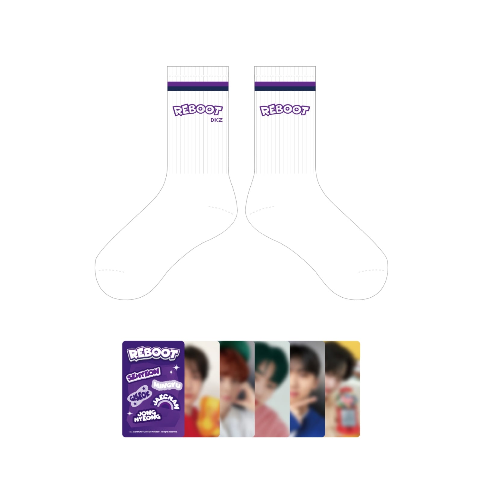 DKZ - 5th Anniversary Pop-Up Official MD Travel Socks