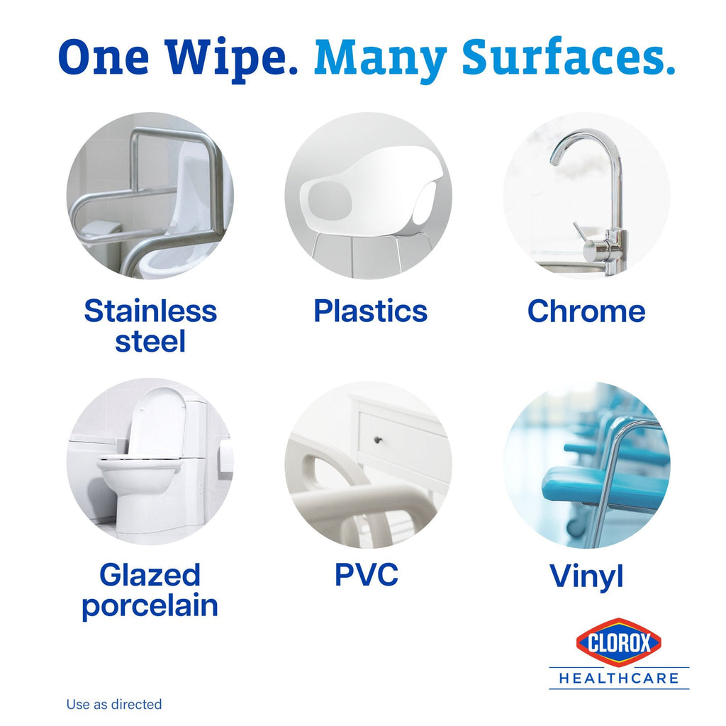 Clorox Healthcare® VersaSure® Cleaner Disinfectant Wipes, Canister 31758