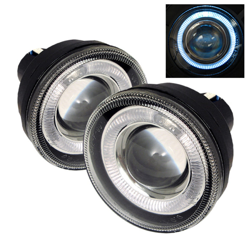 SPYDER Dodge Dakota 01-04/Durango 01-03 Halo Projector Fog Lights w/Switch Clear FL-P-DDAK01-HL 5021212