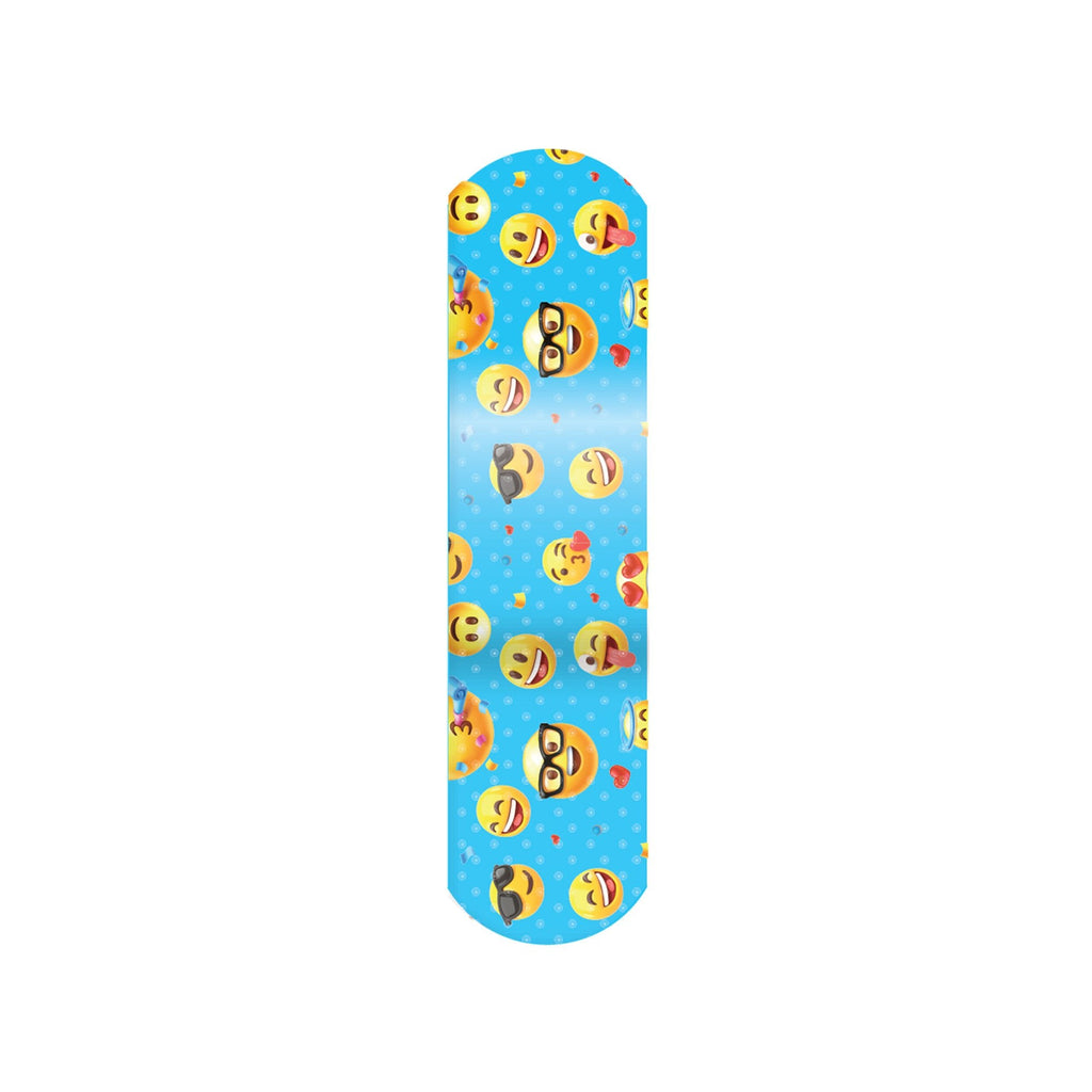 American® White Cross First Aid Emojis Kid Design Adhesive Strip, ¾ x 3 Inch 15606