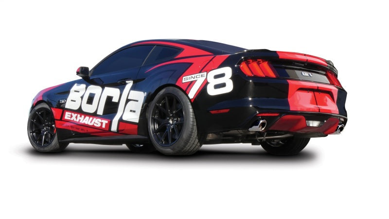 Borla Atak S Rear Section 15-17 Ford Mustang GT 5.0L V8 MT/AT 2.5in pipe 4in tip 11895