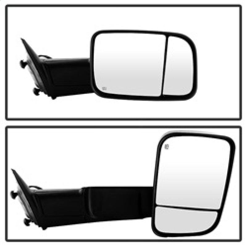 SPYDER Xtune Dodge Ram 1500 09-12 Power Heated Adjust Mirror Black HoUSing Right MIR-DRAM09S-PWH-R 9935602