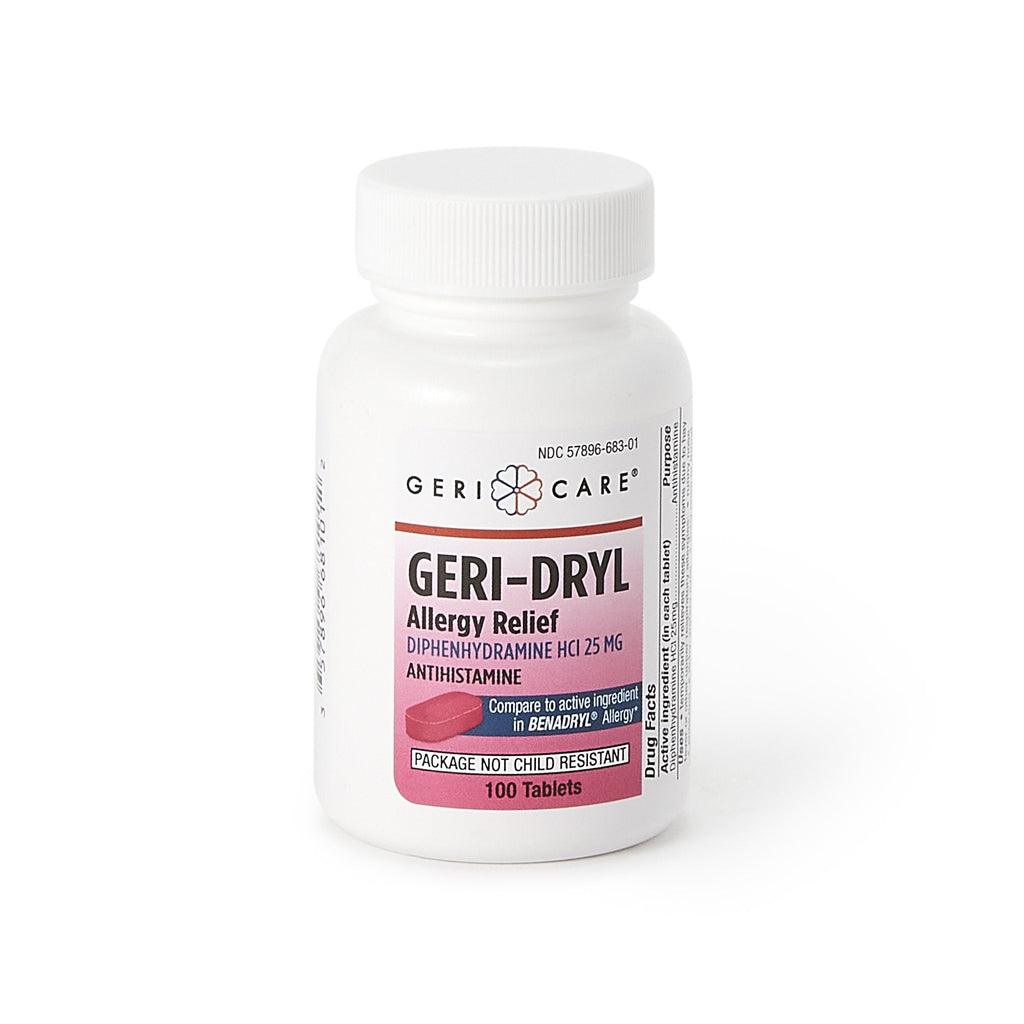 Geri-Dryl Diphenhydramine Allergy Relief 681-01-GCP