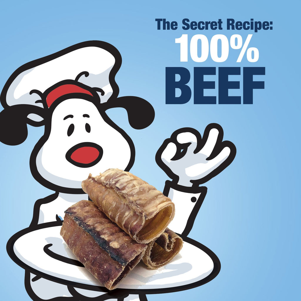 ValueBull Beef Trachea Bites for Small Dogs, Premium, 2 Pounds