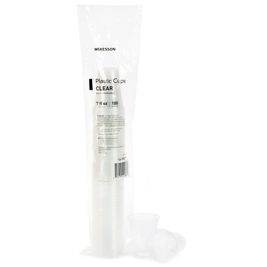 McKesson Polypropylene Drinking Cup, 7 oz., Clear 16-PDC7