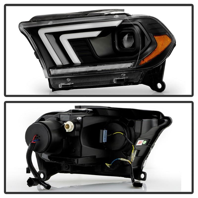 SPYDER 11-13 Dodge Durango (HID Model Only) Projector Headlights - Black PRO-YD-DDU11HIDSI-BK 5088680