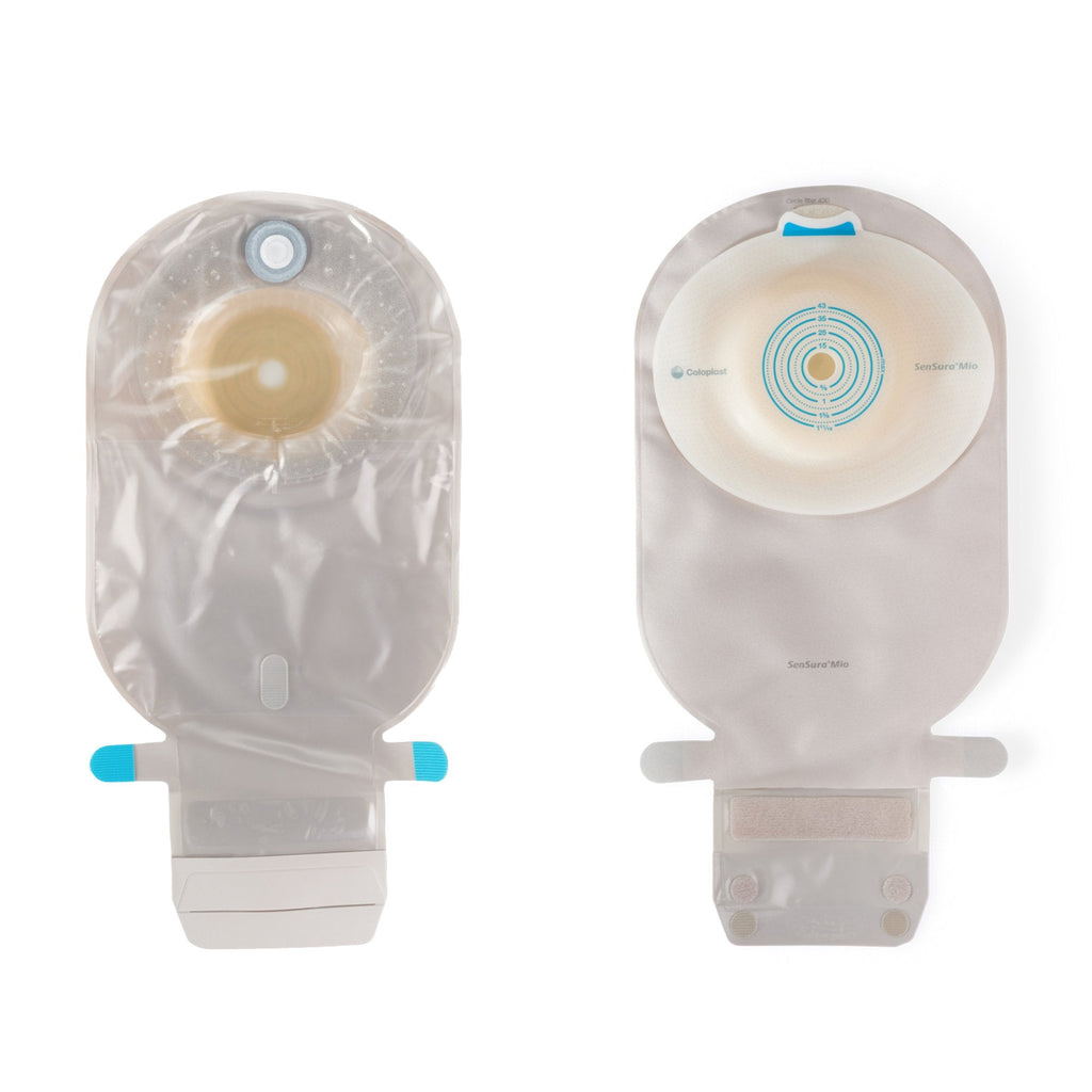 SenSura® Mio Convex One-Piece Drainable Transparent Filtered Ostomy Pouch, 11 Inch Length, 3/8 to 1-11/16 Inch Stoma 16767