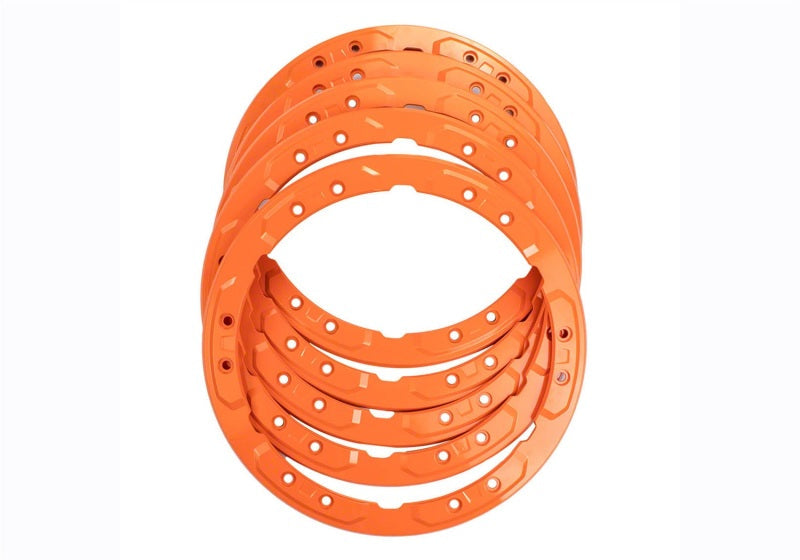Ford Racing 2021+ Ford Bronco Functional Bead Lock Ring Kit - Orange M-1021K-BLO