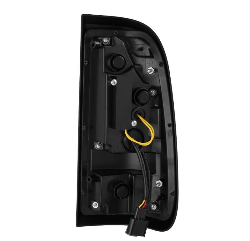 AlphaRex 97-03 Ford F150 / 99-16 Ford F250/F350/F450/F550 LUXX-Series LED Tail Lights - Black/Red 658003 *Discontinued