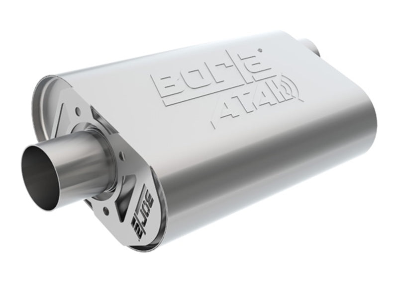 Borla CrateMuffler LS3 ATAK 2.25in Offset/Offset 14inx4.35inx9in Oval Muffler 400945