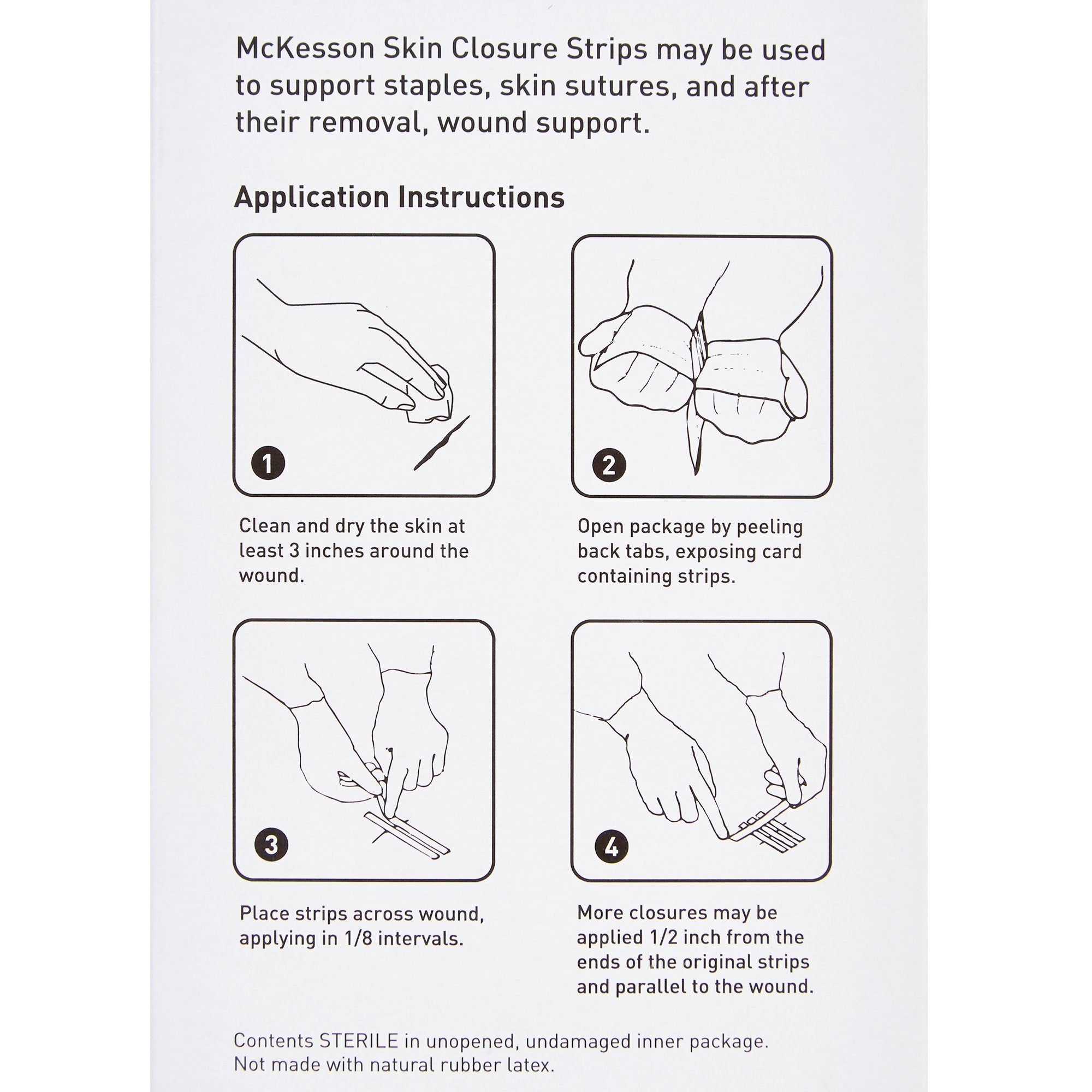 McKesson Skin Closure Reinforced Strip 3009