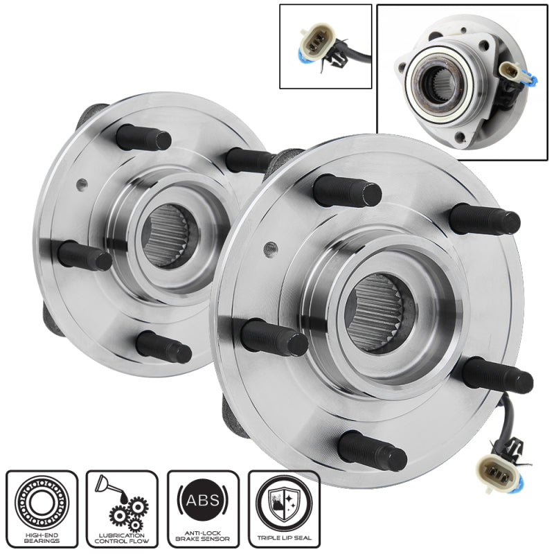 SPYDER xTune Wheel Bearing and Hub Chevy Equinox 07-09 - Front Left and Right BH-513276-76 9939280