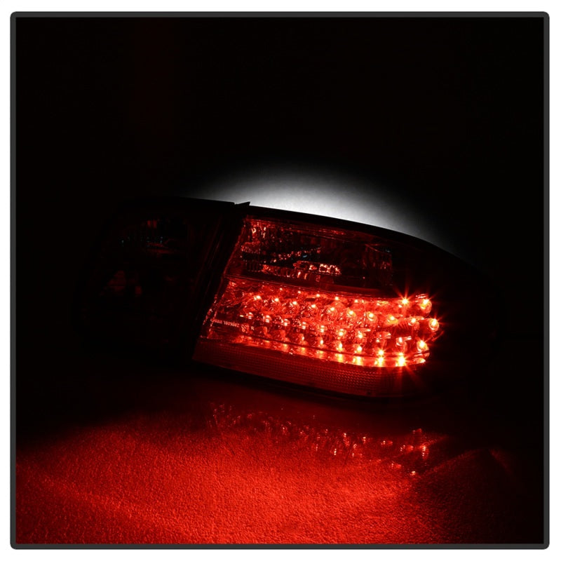 SPYDER Xtune Mercedes Benz W210 E-Class 96-02 LED Tail Lights Red Clear ALT-CL-MBW210-LED-RC 5020642