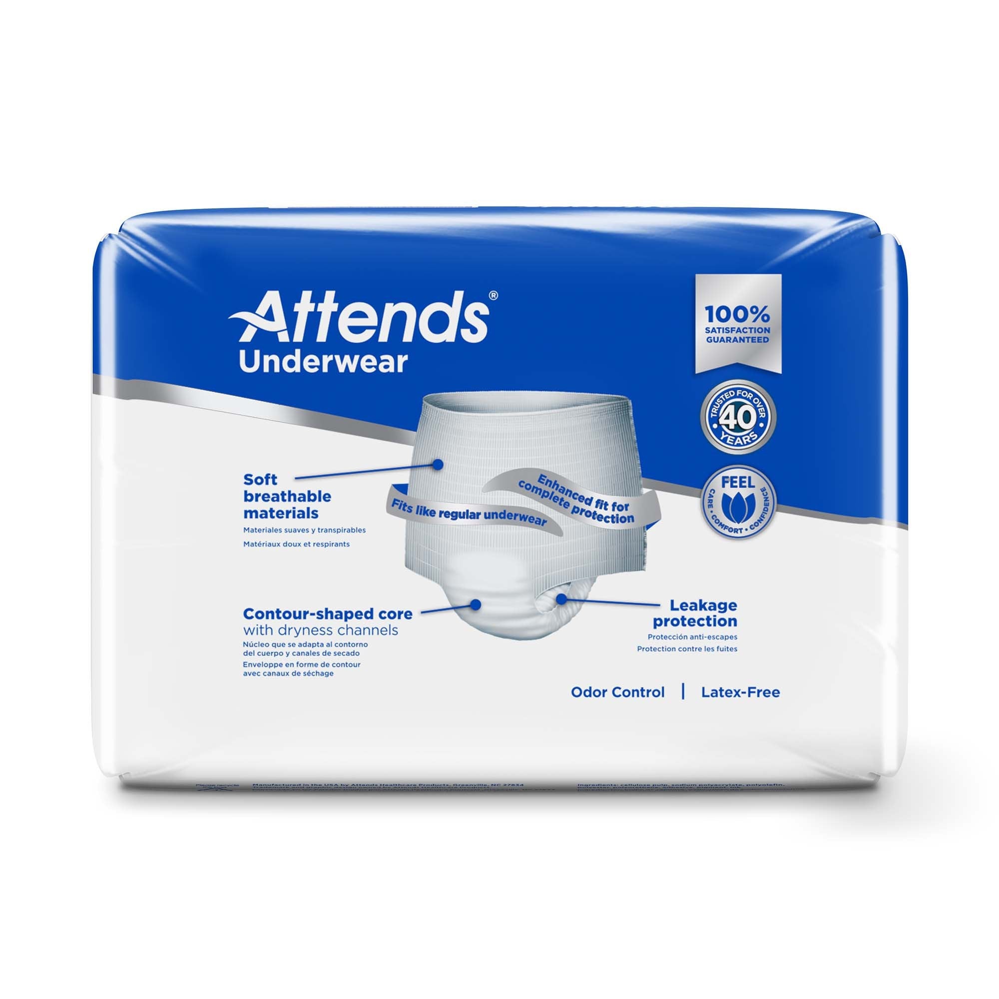 Attends® Care Moderate Absorbent Underwear, Regular APV20
