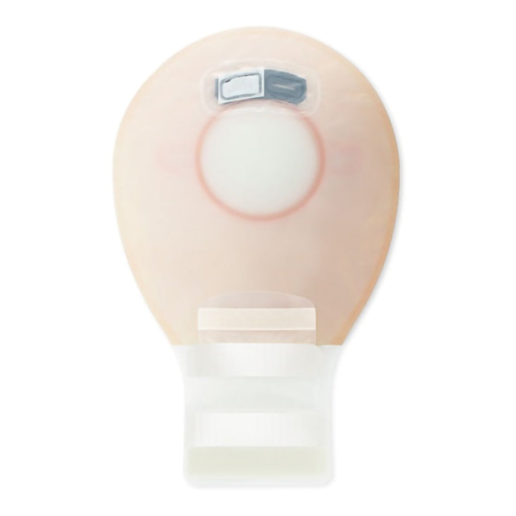 New Image™ Two-Piece Transparent Ostomy Pouch, Pre-cut to Fit 44mm Stomas, Green 18292