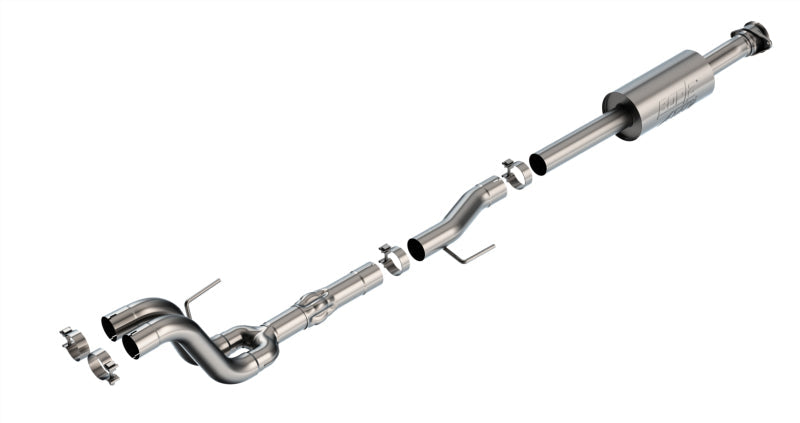 Borla 21-23 Ford Tremor 3.5L V6 AT 4WD 4DR CC SB 3in ATAK Mid-Section Exhaust 60732