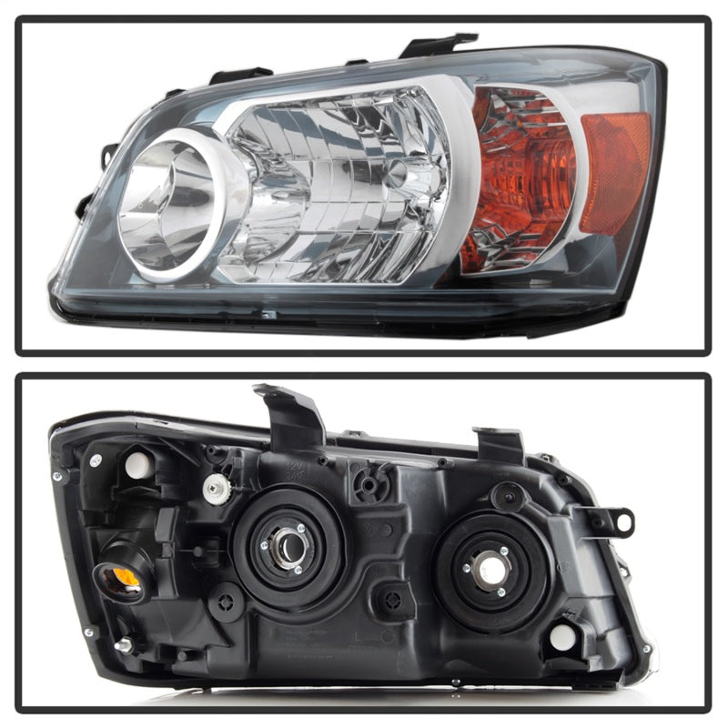 SPYDER Xtune Toyota Highlander 04-06 (Non Hybrid Models) OEM Style Headlights Chrome HD-JH-THIGH04-AM-C 9039157