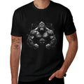 Gorilla Face Angry Growling Scary Silverback Gorilla  Moisture-wicking T-Shirt
