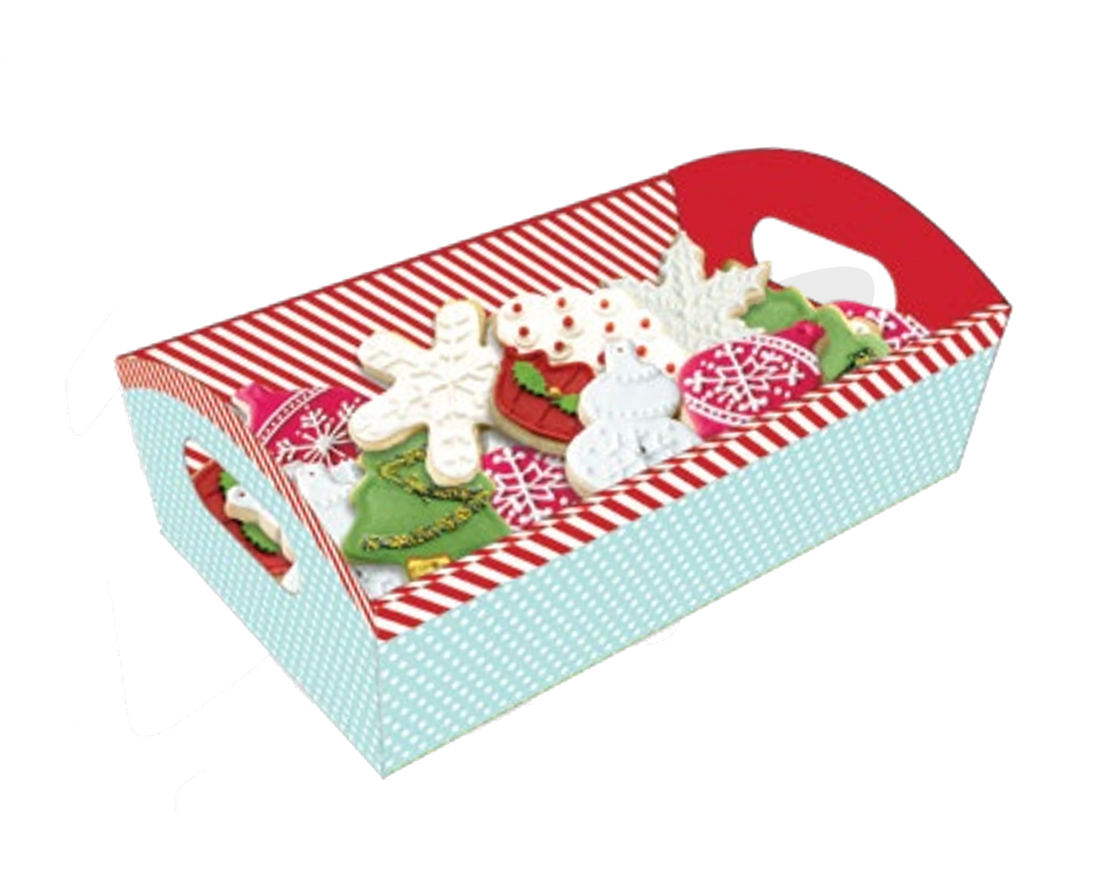 Cookie Tray With Cello Wrap - Winter Wishes