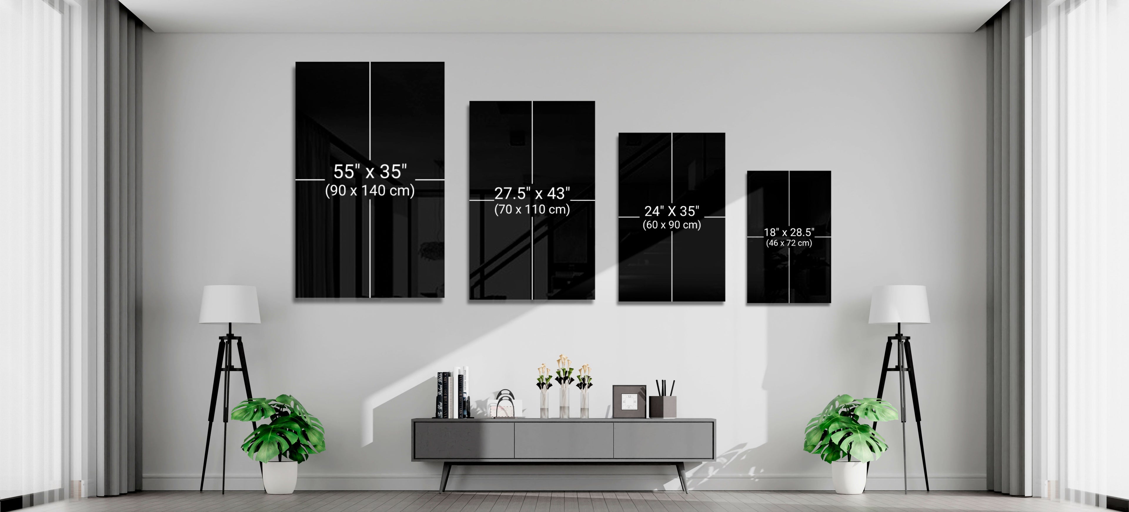 Long Coastal Pier With Pavilion Glass Wall Art