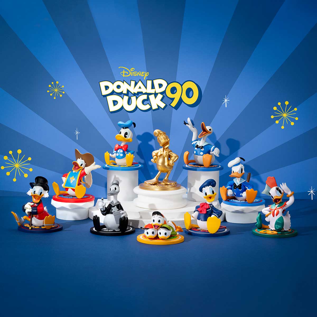 Disney Donald Duck 90th Anniversary Series Figures by POP MART
