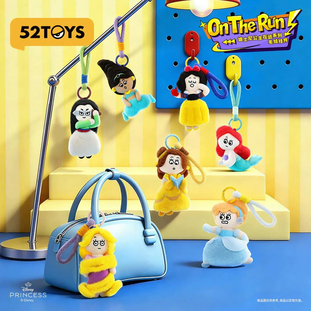 Disney Princess On the Run Plush Keychain Blind Box by 52 Toys