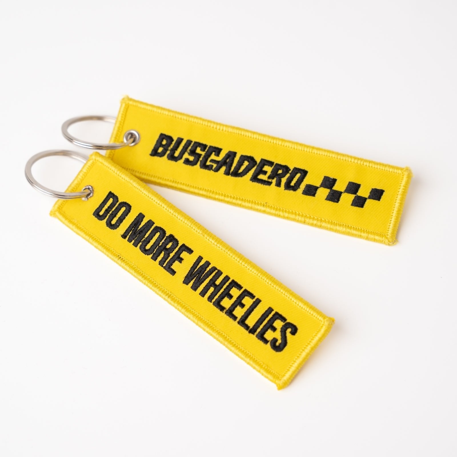 'Do More Wheelies' Keychain