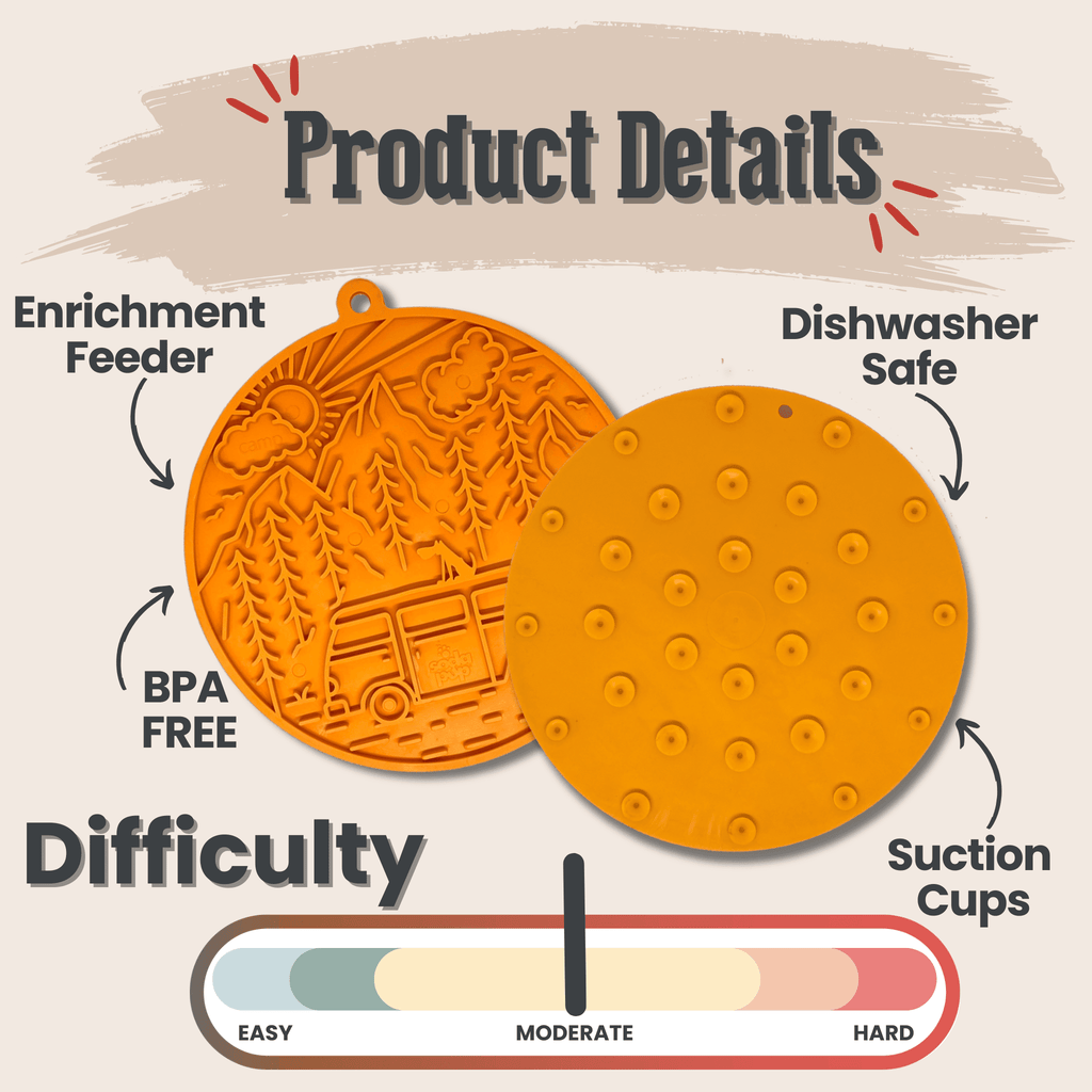 Dog Lick Mats with Suction Cups - PhishStones Products
