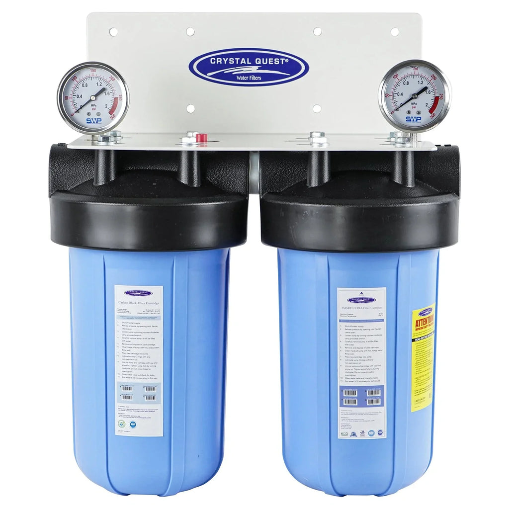 Compact Whole House Water Filter, SMART Series (3-6 GPM | 1-2 people)