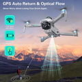 drone is equipped with a UHD camera, 2 large batteries, brushless motor, intelligent obstacle avoidance, and ultra-long endurance GPS drone.