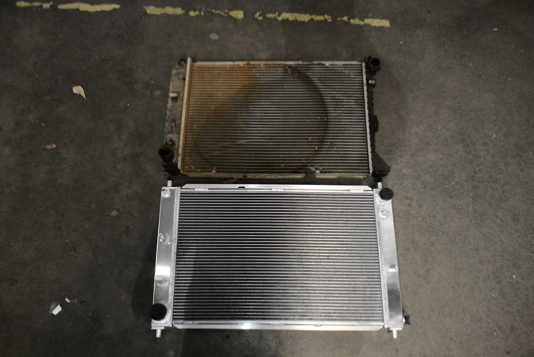 Megan Racing Radiator for Ford Mustang 1997-2004 Manual Transmission - All Aluminum, 57mm Heat Exchanger, 3 Row MR-RT-FM96