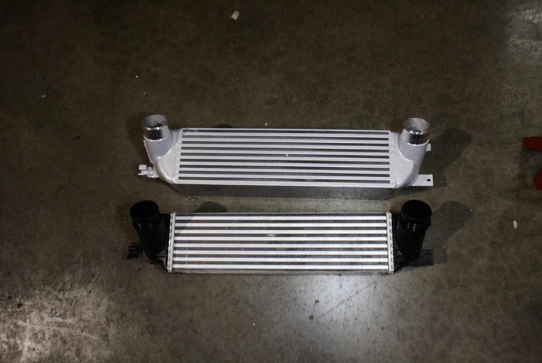 Megan Racing High Capacity Intercooler for Ford Mustang 2015-2020 Turbo Aluminum Bolton 135mm Core